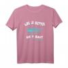Life Is Better On A Boat T-Shirt - Lustiges Geschenk für Bootsfahrer, Segler & Wasserliebhaber für Weihnachten & Geburtstag