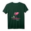 Damen Flamingo Shirt - Es eskaliert eh! Lustiges Party & JGA T-Shirt mit V-Ausschnitt für Frauen, Mädels, Festival & Polterabend