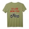 Ich Liebe Es Wenn Meine Frau Mich Motorrad Fahren Lässt T-Shirt - Lustiges Motorrad Spruch T-Shirt für Ehemann, Papa & Opa