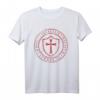 Distressed Tempelritter Kreuz T-Shirt – Mittelalterliches Design, Christliches Symbol & Geschenk für Christen, Soldaten & Crusaders