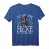 Ich Bin Eine Hexe Ich Darf Das Halloween Kostüm Damen Hexe T-Shirt - Lustiges und Stilvolles Hexen Kostüm für Halloween Partys