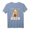 Lustiges Haflinger T-Shirt - Böses mürrisches Pferd sagt Nein, ideales Pferdefreunde Geschenk für Reiter und Pony-Liebhaber