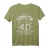 Der Angelkönig ist 40 - Lustiges Angler & Bier T-Shirt für den Geburtstag, Anglergeschenk für Männer & Fischerei-Liebhaber