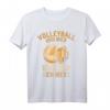 Volleyball und Bier Darum Bin Ich Hier - Lustiges Beachvolleyball Team- und Biertrinker T-Shirt für Volleyballfans, Trainer & Eltern