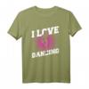 I Love Dancing Tanzen T-Shirt für Mädchen – Das coole Geschenk für Tänzerinnen, Teenager & Frauen zu Geburtstag oder Weihnachten