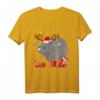 Lustiges Weihnachts-Nilpferd Kostüm mit Rentier-Horn und Nikolausmütze – Perfektes Geschenk für Nilpferd-Liebhaber und Weihnachtsfans