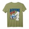 Kinder Polizeiauto T-Shirt zum 4. Geburtstag – Lustiges Geburtstagsgeschenk für Jungen und Mädchen, perfekt für Feier und Kindergarten