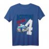 Kinder Polizeiauto T-Shirt zum 4. Geburtstag – Lustiges Geburtstagsgeschenk für Jungen und Mädchen, perfekt für Feier und Kindergarten