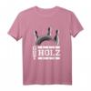 Kegel Sport Design mit Spruch 'Gut Holz' - Kegeln T-Shirt für Turniere, Vereinsfeiern & Souvenirs