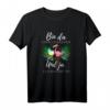 Lustiges Flamingo T-Shirt mit Spruch 'Bin da kann losgehen und ja es eskaliert eh' – Perfekt für Mädelsabende, Junggesellinnen und Partys