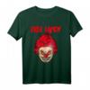 Scary Clown Herren Halloween-Kostüm - Gruseliges Killer T-Shirt mit bösem Grinsen für Halloween-Partys & Trick-or-Treat