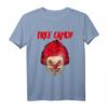 Scary Clown Herren Halloween-Kostüm - Gruseliges Killer T-Shirt mit bösem Grinsen für Halloween-Partys & Trick-or-Treat
