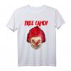 Scary Clown Herren Halloween-Kostüm - Gruseliges Killer T-Shirt mit bösem Grinsen für Halloween-Partys & Trick-or-Treat