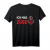 Ich mag Züge Eisenbahn Lokomotive Dampflock Zug T-Shirt – Perfektes Geschenk für Zugliebhaber & Modelleisenbahn-Fans