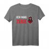 Ich mag Züge Eisenbahn Lokomotive Dampflock Zug T-Shirt – Perfektes Geschenk für Zugliebhaber & Modelleisenbahn-Fans