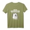 Lustiges Samojede Hört Hervorragend Es Ist Ihm Nur Egal T-Shirt – Perfektes Geschenk für Hundeliebhaber und Gassi-Feiern