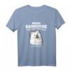 Lustiges Samojede Hört Hervorragend Es Ist Ihm Nur Egal T-Shirt – Perfektes Geschenk für Hundeliebhaber und Gassi-Feiern