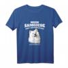 Lustiges Samojede Hört Hervorragend Es Ist Ihm Nur Egal T-Shirt – Perfektes Geschenk für Hundeliebhaber und Gassi-Feiern