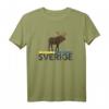 Schweden Flagge Sverige Elch T-Shirt – Perfektes Outfit für Schweden-Fans, Urlauber und Auswanderer im Norden