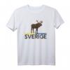 Schweden Flagge Sverige Elch T-Shirt – Perfektes Outfit für Schweden-Fans, Urlauber und Auswanderer im Norden