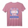 Luca Name Vorname Geschenk T-Shirt - Personalisierte Fanartikel für Luca Fans und Geburtstage