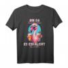 Lustiges Flamingo Bin da kann losgehen und es eskaliert eh wieder T-Shirt – Perfekt für Partys, Mädelsabende & Junggesellinnenabschiede