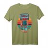 90er Jahre Party Kostüm & T-Shirt - Roboter mit Kassetten-Design für Fasching, Mottoparty & nostalgische Events