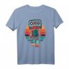 90er Jahre Party Kostüm & T-Shirt - Roboter mit Kassetten-Design für Fasching, Mottoparty & nostalgische Events