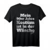 Lustiges 90er Jahre Kostüm T-Shirt - In Der Wäsche Retro Outfit für Motto Partys, Karneval, Halloween & Junggesellenabschiede