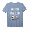 Ich liebe es wenn meine Frau mich zu meiner Modelleisenbahn - T-Shirt für Modellbauer und Bastler, ideales Geschenk zu Weihnachten & Geburtstag