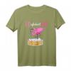 Damen Flamingo T-Shirt - Es askaliert eh. Perfekt für Junggesellinnenabschied, Festival & Party mit Freundinnen