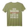 Lustiges Sascha T-Shirt mit Spruch 'Wenn Sascha es nicht reparieren kann, dann sind wir am Arsch' – Perfektes Geschenk zum Namenstag oder Geburtstag