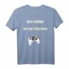 Herren Ich Liebe Es Wenn Meine Freundin Mich Zocken Lässt T-Shirt – Lustiges Gaming Geschenk für Männer, Gamer & Freund zum Geburtstag, Weihnachten & Adventskalender