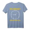 Dreiviertelzeitgeschenk für Ossi Ostdeutsch - Humorvolles DDR-inspiriertes T-Shirt für Ostdeutsche und DDR-Fans