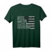 Beer Bacon Guns & Freedom T-Shirt mit amerikanischer Flagge - Humorvolles Patriotenshirt für Bier, Speck, Waffen und Freiheit