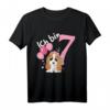 Kinder Geburtstagsshirt Kleiner Hund zum 7. Geburtstag für Mädchen und Jungen – Lustiges Geschenk für die Geburtstagsparty