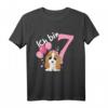 Kinder Geburtstagsshirt Kleiner Hund zum 7. Geburtstag für Mädchen und Jungen – Lustiges Geschenk für die Geburtstagsparty