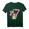 Kinder Geburtstagsshirt Kleiner Hund zum 7. Geburtstag für Mädchen und Jungen – Lustiges Geschenk für die Geburtstagsparty