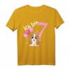 Kinder Geburtstagsshirt Kleiner Hund zum 7. Geburtstag für Mädchen und Jungen – Lustiges Geschenk für die Geburtstagsparty