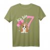 Kinder Geburtstagsshirt Kleiner Hund zum 7. Geburtstag für Mädchen und Jungen – Lustiges Geschenk für die Geburtstagsparty