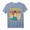 Feminism Is My Second Favorite F Word - Lustiges Feministinnen Retro T-Shirt für starke, selbstbestimmte Frauen