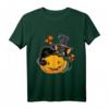 Süße Schwarze Katze Hexe Halloween T-Shirt – Katzenmutter Geschenk für Frauen & Kinder, Perfekt für Halloween Partys & Trick or Treat