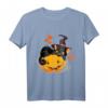 Süße Schwarze Katze Hexe Halloween T-Shirt – Katzenmutter Geschenk für Frauen & Kinder, Perfekt für Halloween Partys & Trick or Treat