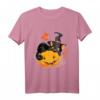 Süße Schwarze Katze Hexe Halloween T-Shirt – Katzenmutter Geschenk für Frauen & Kinder, Perfekt für Halloween Partys & Trick or Treat
