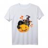 Süße Schwarze Katze Hexe Halloween T-Shirt – Katzenmutter Geschenk für Frauen & Kinder, Perfekt für Halloween Partys & Trick or Treat