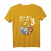 Süßes Kinder & Zoo T-Shirt zum 3. Geburtstag - Geschenkidee für Jungen und Mädchen, perfekt für Kinderpartys, Kindergarten und Schule