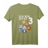 Süßes Kinder & Zoo T-Shirt zum 3. Geburtstag - Geschenkidee für Jungen und Mädchen, perfekt für Kinderpartys, Kindergarten und Schule