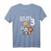 Süßes Kinder & Zoo T-Shirt zum 3. Geburtstag - Geschenkidee für Jungen und Mädchen, perfekt für Kinderpartys, Kindergarten und Schule