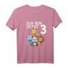 Süßes Kinder & Zoo T-Shirt zum 3. Geburtstag - Geschenkidee für Jungen und Mädchen, perfekt für Kinderpartys, Kindergarten und Schule