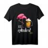 Es Eskaliert Eh Flamingo Bier Disko Festival Party T-Shirt – Lustiges Party Shirt für Festivals, Karneval, Oktoberfest & Anlässe